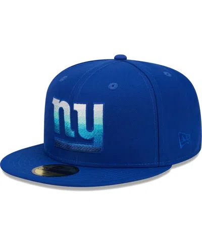 New Era Men's  Royal New York Giants Gradient 59fifty Fitted Hat