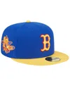 New Era Men's  Royal, Yellow Boston Red Sox Empire 59fifty Fitted Hat In Royal,yellow