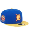 New Era Men's  Royal, Yellow Detroit Tigers Empire 59fifty Fitted Hat In Royal,yellow