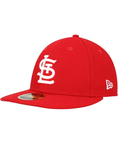 New Era Men's  Scarlet St. Louis Cardinals Low Profile 59fifty Fitted Hat