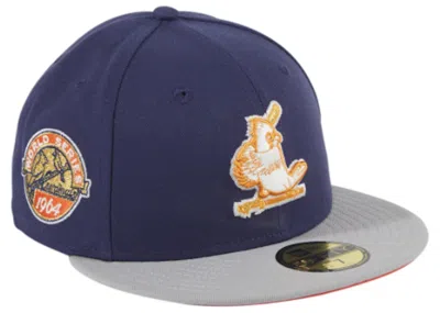 Pre-owned New Era Men's  St Louis Cardinals Quiet Storm Hat Club Exclusive 1964 World Series Patch Alternate 59