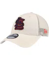 New Era Men's  Stone St. Louis Cardinals Game Day 9twenty Adjustable Trucker Hat In Stone
