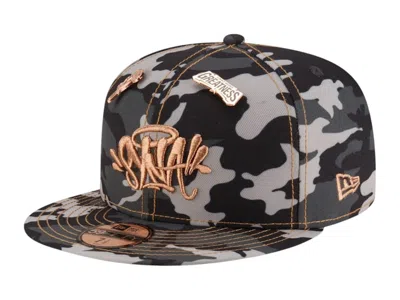 Pre-owned New Era Men's  Syna World 59fifty Fitted Hat In Black/camo