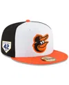 New Era White Baltimore Orioles 2024 Jackie Robinson Day 59fifty Fitted Hat In White