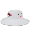 New Era White Kansas City Chiefs 2023 Nfl Training Camp Panama Bucket Hat In White