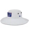 New Era Men's  White New York Giants 2023 Nfl Training Camp Panama Bucket Hat In White