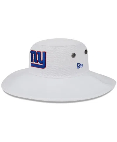 New Era Men's  White New York Giants 2023 Nfl Training Camp Panama Bucket Hat