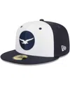 New Era Men's  White Pensacola Blue Wahoos Theme Nights Pensacola Seagulls 59fifty Fitted Hat In White