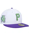 New Era Men's  White Pittsburgh Pirates 1979 World Series Side Patch 59fifty Fitted Hat In White