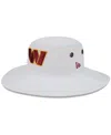 New Era White Washington Commanders 2023 Nfl Training Camp Panama Bucket Hat In White