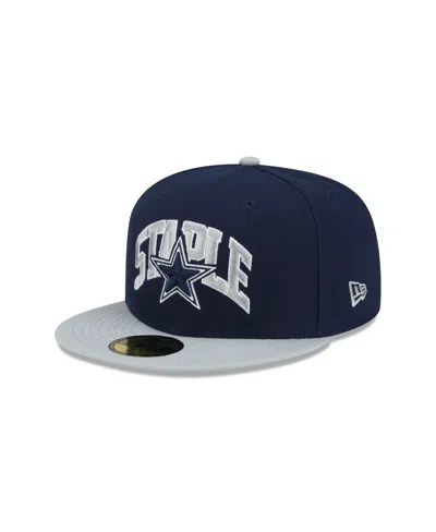 New Era Men's  X Staple Navy, Gray Dallas Cowboys Pigeon 9fifty Snapback Hat In Navy,gray