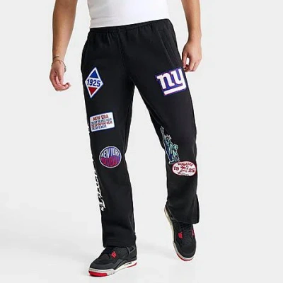 New Era Men's New York Giants Nfl Patch Sweatpants In Black
