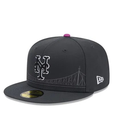 New Era Men's Graphite New York Mets 2024 City Connect 9fifty Snapback Hat