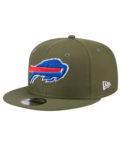 New Era Men's Olive Buffalo Bills Main 9fifty Snapback Hat In Green
