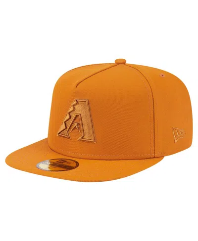 New Era Men's Orange Arizona Diamondbacks Color Pack A-frame 59fifty Fitted Hat In Gold