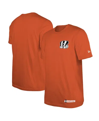 New Era Men's Orange Cincinnati Bengals 2024 Nfl Training Camp T-shirt In Heather Orange