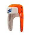 New Era Men's Orange Fc Cincinnati Trapper Knit Hat In Orange