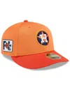 New Era Men's Orange Houston Astros 2025 Spring Training Low Profile 59fifty Fitted Hat In Orange