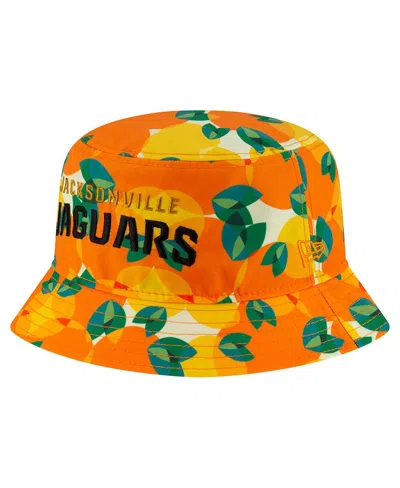 New Era Men's Orange Jacksonville Jaguars Citrus Bucket Hat