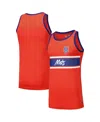 New Era Men's Orange New York Mets Jersey Ringer Tank Top In Orange