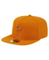 New Era Men's Orange Pittsburgh Pirates Color Pack A-frame 59fifty Fitted Hat In Orange