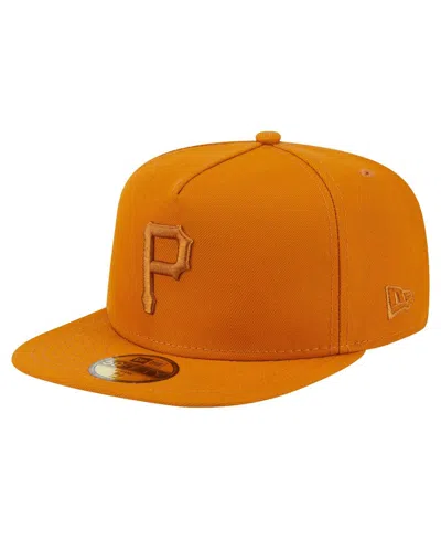 New Era Men's Orange Pittsburgh Pirates Color Pack A-frame 59fifty Fitted Hat