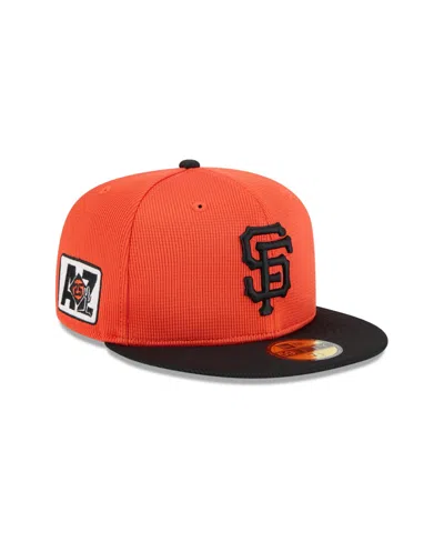 New Era Men's Orange San Francisco Giants 2025 Spring Training 59fifty Fitted Hat