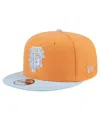 New Era Men's Orange/light Blue San Francisco Giants Spring Color Basic Two-tone 59fifty Fitted Hat In Orange