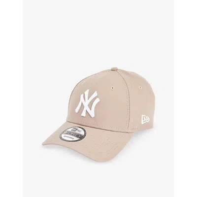 New Era Mens Pastel Brown 9forty New York Yankees Cotton Cap