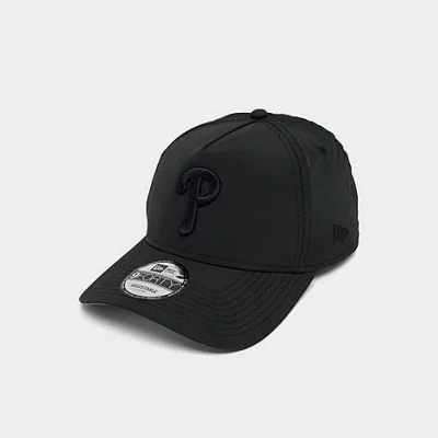New Era Men's Philadelphia Phillies Mlb 9forty Nylon Snapback Hat In Black