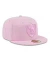NEW ERA MEN'S PINK LAS VEGAS RAIDERS COLOR PACK 59FIFTY FITTED HAT