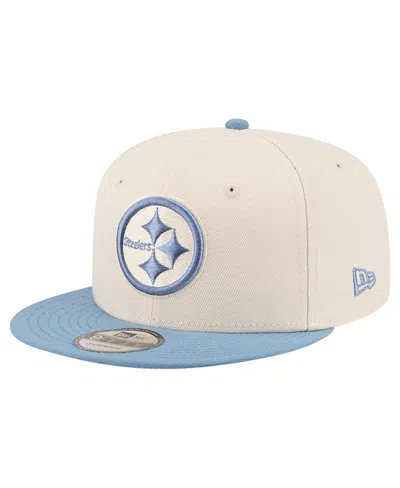 New Era Men's Pittsburgh Steelers Color Pack Two-tone 9fifty Snapback Baseball Cap In Neutral