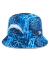 New Era Men's Powder Blue Los Angeles Chargers Shibori Bucket Hat In Powder Blue