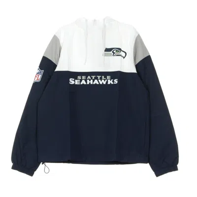 New Era Men's Pull-on Windbreaker Color Block Windbreaker Seasea In Obsidian/original Team Colors