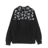New Era Men's Pull-on Windbreaker Nba Distressed Logo Windbreaker Chibul Black In Black