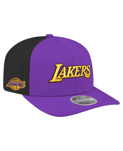 New Era Men's Purple Los Angeles Lakers Statement Edition Jersey Hook 9seventy Stretch-snap Hat
