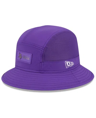 New Era Men's Purple Minnesota Vikings 2025 Sideline Bucket Hat