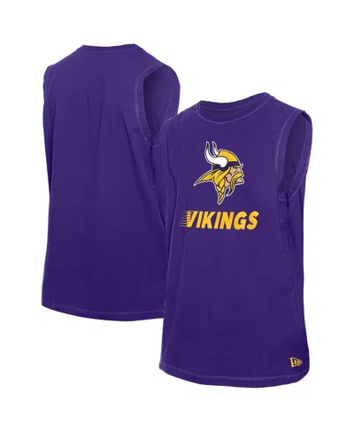 New Era Men's Purple Minnesota Vikings Leisure Collection Tank Top
