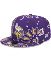 New Era Men's Purple Minnesota Vikings Paisley 59fifty Fitted Hat In Purple