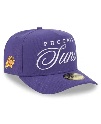 New Era Men's Purple Phoenix Suns 2025 Nba Draft A-frame 59fifty Fitted Hat