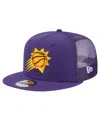 NEW ERA MEN'S PURPLE PHOENIX SUNS MESHBACK 9FIFTY SNAPBACK HAT