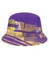 New Era Men's Purple/gold Los Angeles Lakers Tip-off Bucket Hat In Purple,gold