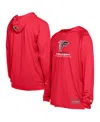 New Era Men's Red Atlanta Falcons Functional Fandom Hoodie In Red