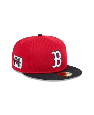 New Era Men's Red Boston Red Sox 2025 Spring Training 59fifty Fitted Hat