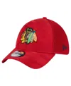 New Era Men's Red Chicago Blackhawks Active Subtle Camo 39thirty Flex Hat