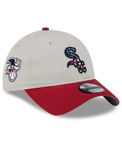 New Era Men's Red Chicago White Sox 2024 Fourth Of July 9twenty Adjustable Hat