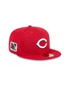 New Era Men's Red Cincinnati Reds 2025 Spring Training 59fifty Fitted Hat In Red