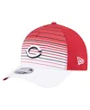 New Era Men's Red Cincinnati Reds Gradient 9forty M-crown Adjustable Hat In Red