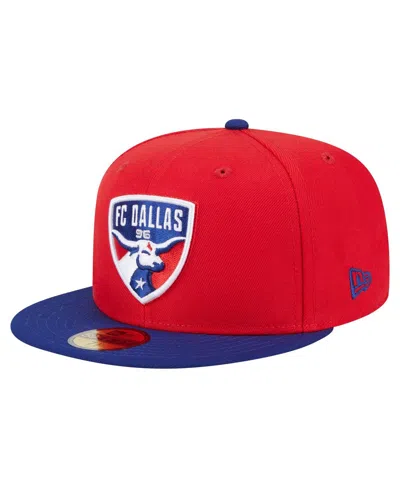 New Era Men's Red Fc Dallas 2025 Kickoff 59fifty Fitted Hat
