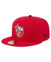 New Era Men's Red Fort Wayne Tincaps Authentic Collection 59fifty Fitted Hat